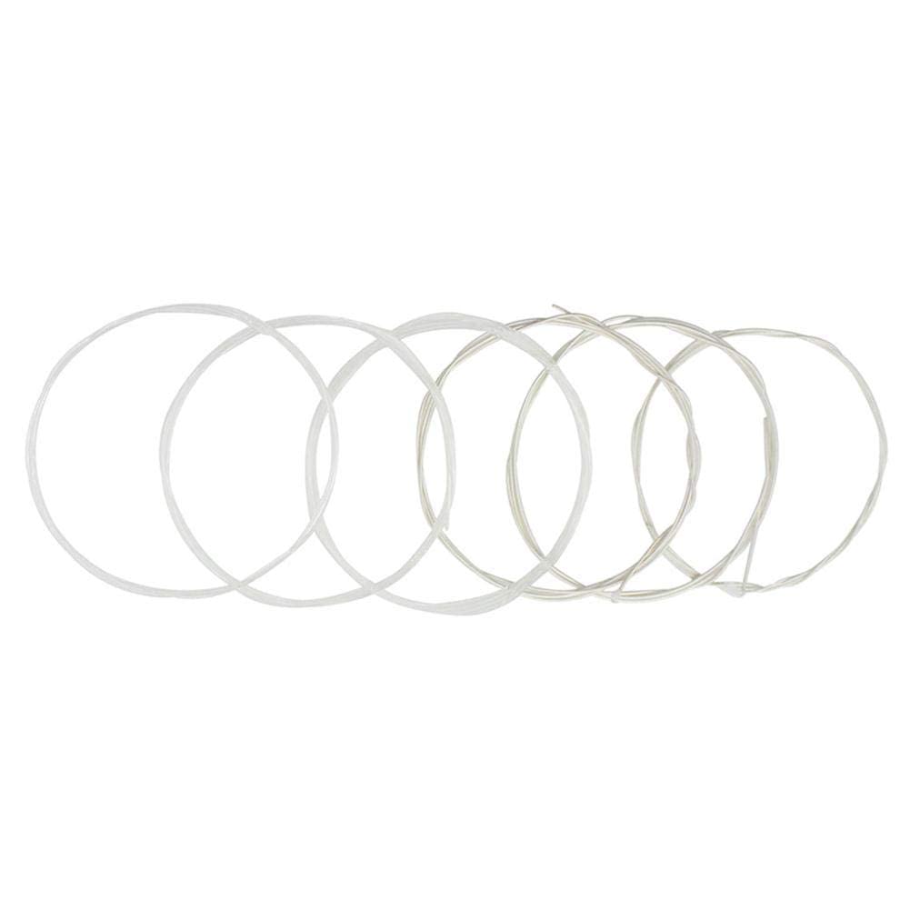6pcs/Set Folk Guitar String Replacement Parts Acoustic Guitar Nylon Core Strings Kit Musical Instrument Accessories Performance
